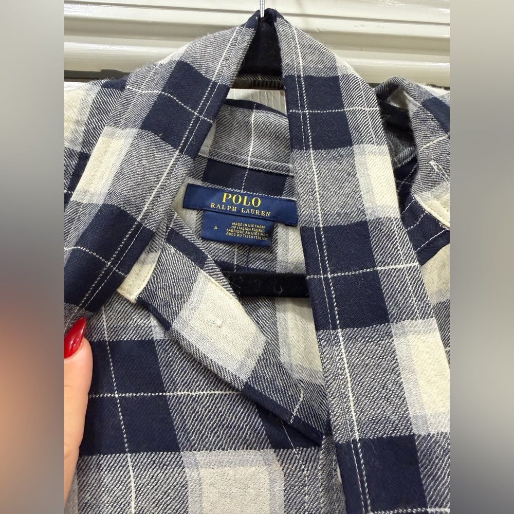 Polo Ralph Lauren Plaid Check Belted size 4 - Picture 3 of 4